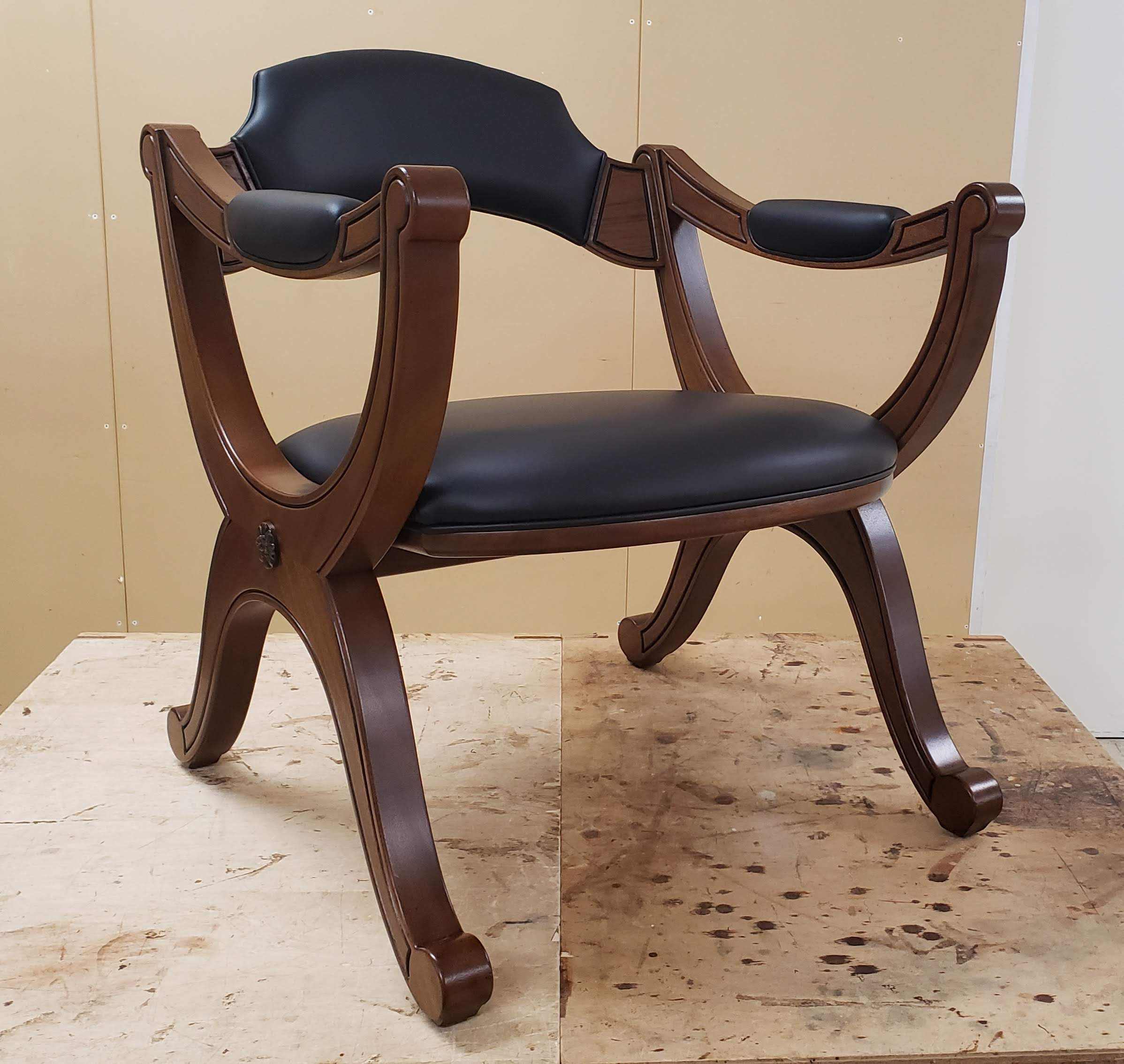 家具修理 籐張替修理 座面の籐を革張りに - ダニエルブログ